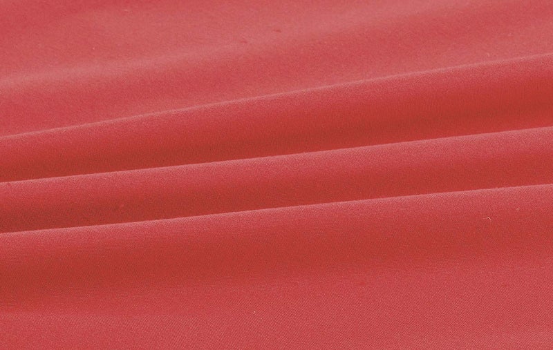 Sheets & Beyond Wrap Around Solid Microfiber Luxury Hotel Quality Fabric Bedroom Gathered Ruffled Bedding Bed Skirt 14 Inch Drop (Queen, Red) - Image 3